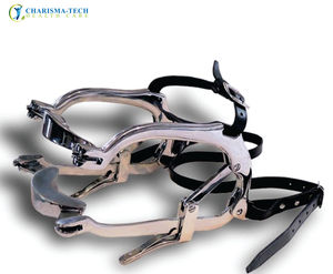 Meilleur prix, qualité supérieure, plaques de mors longues pour incisives équines vétérinaires, paire avec revêtement en cuir pour mors à bouche de cheval - Product Image 2