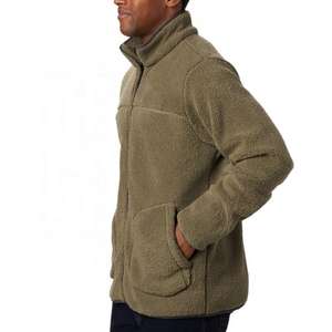 <b>Fleece</b> Jacket for Man, <b>Thermal</b> Insulated Zip-up Coat for Outdoor Hiking and Winter Casual Wear with Breathable Comfort. - Product Image 5