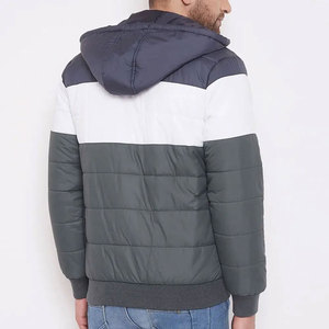 Wholesale Men's Customizable Logo Printed Winter Puffer <b>Jacket</b> <b>Long</b> Length with Down Material Pocket OEM Bubble Puffer - Product Image 3