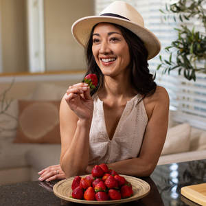 Plaque à pied en bambou naturel de 12 pouces pour servir et afficher Outil de tournage en bambou élégant - Product Image 6