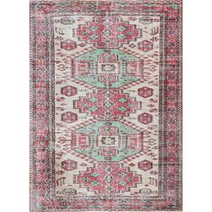 Alfombras de Lana Anudadas a Mano de Gran Tamaño, Diseño de Medallón Rojo y Naranja, para Sala de Estar o Pasillo - Pae-2326 - Product Image 1