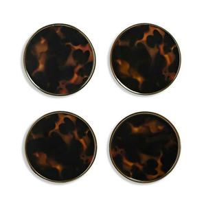 Classic Engraved Custom Marble <b>Wood</b> Coasters Set 4 Bone Inlay Eco-Friendly MIRHA INTERNATIONAL HANDICRAFT Made India for - Product Image 6