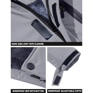 Chaqueta de esquí de ajuste personalizado para invierno, abrigo de nieve impermeable OEM con impresión de logotipo de tela transpirable y opciones de etiqueta privada - Product Image 4