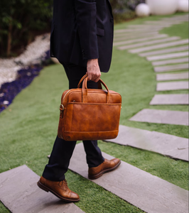 Leather Bag, Gift for Him, Shoulder Bag, Men <b>Briefcase</b> Personalized Gifts for Him Leather <b>Briefcase</b> Man - Product Image 3