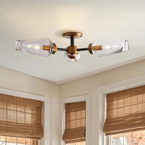 Cadenza Flush Mount <b>Ceiling</b> <b>Light</b> Elegant Modern Sleek Design with LED Soft Ambient Glow for Living Rooms <b>Hallways</b> Bedrooms - Product Image 4