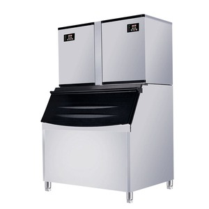 เครื่องทำน้ำแข็งเกล็ดเร็วเชิงพาณิชย์ Flake R404A ขนาด 1 ตัน ผลิตน้ำแข็งได้ 24 ชั่วโมง ระบบอัตโนมัติ ใช้ระบบทำความเย็นด้วยอากาศ เหมาะสำหรับร้านอาหาร บาร์ ใช้ไฟ 220V 3.5kW - Product Image 2