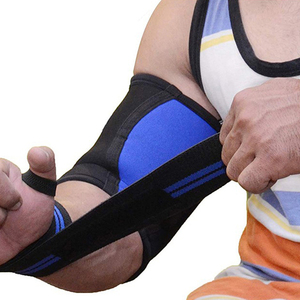 สายรัดข้อมือยกน้ำหนักออกกำลังกายทนทานพร้อมโลโก้ที่กำหนดเองล่าสุด - Product Image 5