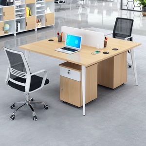 Table de bureau modulaire contemporaine en panneaux de bois, extensible, design moderne, poste de travail, usage commercial, table d'ordinateur, exécutive - Product Image 5