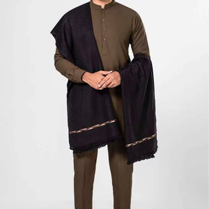 Men Traditional Winter Wool <b>Shawl</b> Soft Warm Breathable 300g Elegant Solid <b>Wrap</b> - Product Image 1