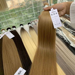 Extensions de cheveux en vrac Produit de vente chaud 2025 couleurs blondes foncées Haute qualité Double dessiné - Product Image 1