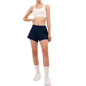 Fait sur mesure 100% polyester couleur marine dames taille moyenne pantalon chaud meilleur prix d'usine Bangladesh - Product Image 4