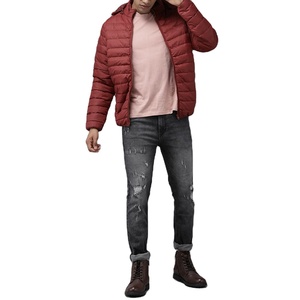 OEM ODM Venta caliente de los hombres de alta calidad de moda de estilo callejero abajo chaqueta acolchada de invierno con capucha chaqueta acolchada chaqueta de bombardero de los hombres - Product Image 3