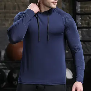 Sudaderas Deportivas para Hombre de Secado Rápido, Manga Larga con Capucha, Ropa Deportiva Masculina para Correr, Sudaderas Casuales de Secado Rápido - Product Image 5
