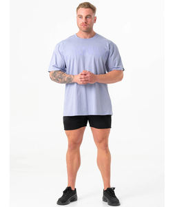 T-shirts en gros Impression en relief Design 3D T-shirt grande taille T-shirt uni épais Style personnalisé T-shirt pour hommes T-shirts pour la revente - Product Image 5