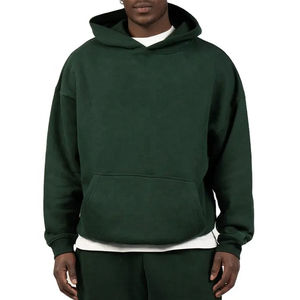 Sudadera con Capucha Lisa de Alta Calidad, Estilo Urbano, Sin Cordones, Personalizable, Talla Grande para Hombre, MOQ Bajo - Product Image 6