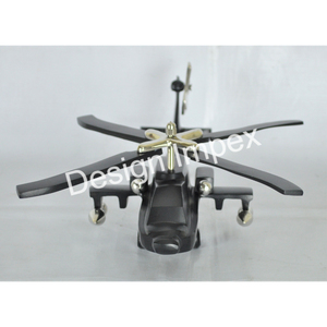 Экстремальное качество с черным покрытием, декоративный литой алюминиевый вертолет, оптовая продажа, антикварный большой 5 футов, Апач - Product Image 3