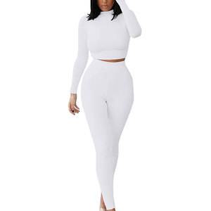 Ensemble 2 pièces de vêtements de sport d'hiver imprimés lavés à l'acide pour femmes-Vêtements de sport d'entraînement - Product Image 6