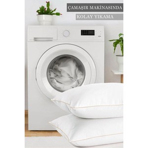 Oreiller Varol Gold Series 1200g Nano Gel 50x70cm Motif Uni Style Moderne Mousse à Mémoire de Forme de Qualité Refroidissante Massage pour le Cou et le Dos - Product Image 3