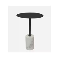 Table basse moderne en marbre pour salon, mobilier écologique fait main, couleur et taille personnalisables, logo décoratif sur mesure