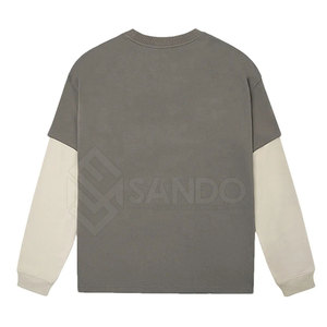 เสื้อยืดผู้ชายผ้าฝ้ายสองชั้นดีไซน์ตามสั่งสไตล์100% ยอดนิยม - Product Image 6