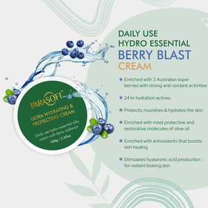 Parasoft 100g Crème Ultra Hydratante pour le Corps Aloe Vera OA Omega Plus Beurre de Karité Vitamine E Certifié GMP Hydratant pour la Peau du Visage - Product Image 3