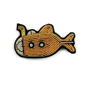 kimono brooch hand embroidery brooch badges Bullion wire fashion jacket Indian China embroidered patches Motif - Product Image 4