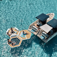 Hamac flottant pour piscine et plage, réglable et durable pour un confort ultime