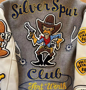 Veste de baseball unisexe Newyork Varsity pour hommes et femmes Letterman Bomber Coats Casual Streetwear Stand Windproof XS Size Sportswear - Product Image 5