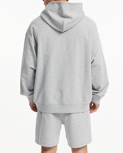 Pakistan Made Best Product solid plain <b>red</b> color comfortable size Cotton Fleece Custom Plain Men <b>hoodies</b> OEM Service Custom - Product Image 3