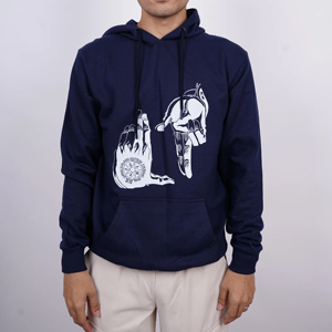 เสื้อฮู้ดดี้พิมพ์ลายผ้าฟลีซเนื้อผ้าฝ้าย 100% ขนาดใหญ่พิเศษสำหรับผู้ชาย เสื้อผ้ากีฬาแบบกำหนดเองสำหรับฤดูใบไม้ร่วง - Product Image 3