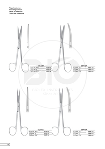 Ciseaux de pansement professionnels disséquant des ciseaux chirurgicaux d'opération en acier inoxydable médical émoussé pointu avec marque privée - Product Image 2