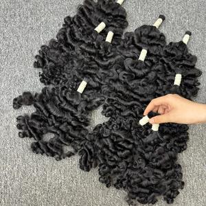 Rizado birmano de la mejor calidad en cabello a granel para trenzar, cabello humano 100%, cabello crudo - Product Image 3