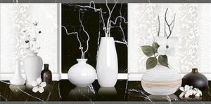 Concept 102-carreaux muraux en céramique 300x600mm, teinte sombre, motif Floral, pour salle de bain, nouvel arrivage, par Ncraze - Product Image 3