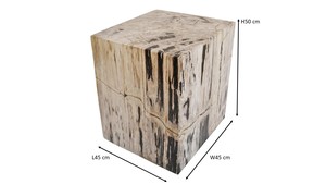 โต๊ะไม้ข้างเตียงทำจากไม้สำหรับตกแต่งบ้านและวิลล่ากลางแจ้งทำด้วยมือในเวียดนามพร้อมคุณสมบัติการจัดเก็บ - Product Image 4