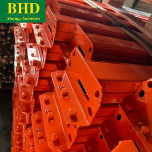 Adjustable Industrial Step Beams Powder Coated Heavy Duty Pallet <b>Racking</b> <b>System</b> Corrosion Protection 500-5000kg Capacity High - Product Image 6