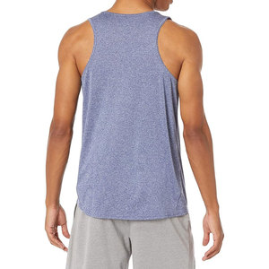 Camiseta sin mangas de gimnasio para hombre de fábrica, ropa de calle informal de diseño personalizado, ropa deportiva transpirable de algodón de secado rápido para correr, Verano - Product Image 3