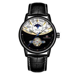 FORSINING 8179 Montre-bracelet mécanique automatique de luxe à tourbillon pour homme, horloge masculine, marque haut de gamme, acier, décontractée, montre pour homme - Product Image 6