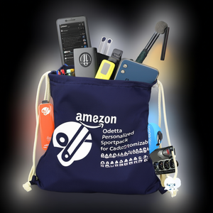 Zaino Sportivo Personalizzato Odetta con Coulisse per Gadget, Articolo Promozionale Personalizzabile - Product Image 3