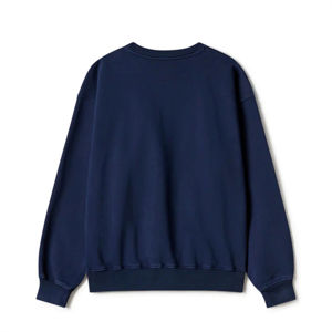 Venta al por mayor de sudaderas básicas personalizadas para hombre de cuello redondo de algodón con hombros caídos ropa de calle Unisex sudaderas con capucha de cuello redondo de gran tamaño - Product Image 1