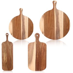 Planche à découper rectangulaire en bois d'acacia de qualité supérieure pour la maison et la vente en gros, design attrayant, fabriquée en Inde - Product Image 2