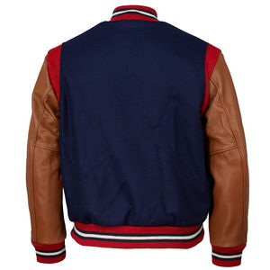Nuova <span class=keywords><strong>Giacca</strong></span> Varsity per <span class=keywords><strong>Uomo</strong></span> di Alta Qualità al Miglior Prezzo, <span class=keywords><strong>Giacca</strong></span> in Lana con Maniche in Pelle, <span class=keywords><strong>Giacca</strong></span> Varsity di Urban Export Line - Product Image 2
