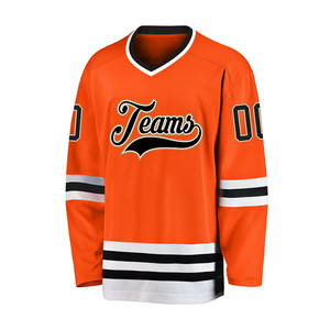 Men's Custom Logo Hockey Jersey Printed Sublimation Logo Design Youth College Team Ice Hockey Jersey for Mens - Product Image 2