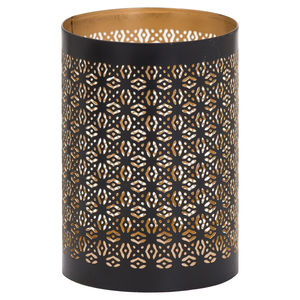 เชิงเทียนเหล็กตัดสีดำทรงกลมสไตล์ทางศาสนาเชิงเทียนตัดบรรยากาศการยกระดับสำหรับตกแต่งในทุกโอกาส - Product Image 3