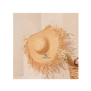Best Seller 2024 100% Natural <b>Straw</b> <b>Hat</b> / Wholesale Mexican Sombrero <b>Straw</b> <b>Hat</b> in Vietnam - Product Image 1