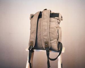 Genuine Leather Canvas Luxury <b>Backpack</b> High Quality <b>Large</b> Capacity Lightweight Travel School Laptop <b>Backpack</b> Supplier LCBP-0171 - Product Image 6