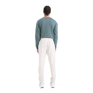 Pantalones Deportivos Casuales de Algodón 100% de Alta Calidad para Hombre, con Logotipo Personalizado, Corte Recto, Ligeros, Acampanados, Cintura Elástica Media, Estilo Apilado - Product Image 3