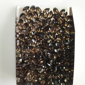 ควอตซ์สโมคกี้ธรรมชาติ 6x4 มม. รูปทรงวงรี คุณภาพดีที่สุด พลอยเม็ดเดี่ยวสำหรับทำเครื่องประดับ - Product Image 3