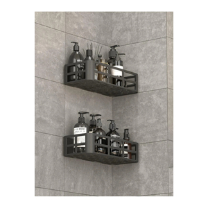Juego de 2 Organizadores de Baño, Jabonera y Porta Champú, Estante Adhesivo para Accesorios de Ducha - Product Image 3