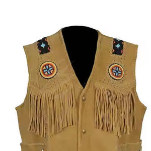 Gilet en cuir de cow-boy personnalisé en gros Design décontracté à la mode avec qualité respirante Prix bon marché Fabriqué au Pakistan - Product Image 3