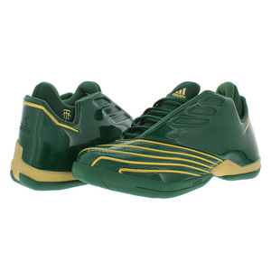 Chaussures unisexes Adidas Tmac 2 Restomod Couleur : Vert/Jaune 100% authentiques - Product Image 3